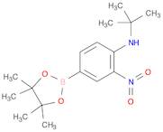 Benzenamine, N-(1,1-dimethylethyl)-2-nitro-4-(4,4,5,5-tetramethyl-1,3,2-dioxaborolan-2-yl)-