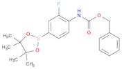 Carbamic acid, N-[2-fluoro-4-(4,4,5,5-tetramethyl-1,3,2-dioxaborolan-2-yl)phenyl]-, phenylmethyl e…