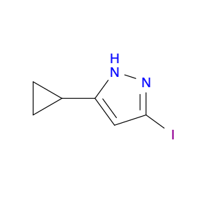 1H-Pyrazole, 5-cyclopropyl-3-iodo-