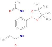 2-Propenamide, N-[4-(acetylamino)-3-(4,4,5,5-tetramethyl-1,3,2-dioxaborolan-2-yl)phenyl]-