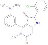 1H-Pyrazolo[4,3-c]pyridine-3,6(2H,5H)-dione, 2-(2-chlorophenyl)-4-[3-(dimethylamino)phenyl]-5-meth…