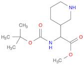 3-Piperidineacetic acid, α-[[(1,1-dimethylethoxy)carbonyl]amino]-, methyl ester