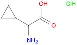 Cyclopropaneacetic acid, α-amino-, hydrochloride (1:1)