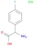 Benzeneacetic acid, α-amino-4-fluoro-, hydrochloride (1:1)