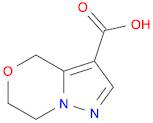 4H-Pyrazolo[5,1-c][1,4]oxazine-3-carboxylic acid, 6,7-dihydro-