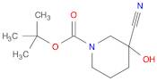 1-Piperidinecarboxylic acid, 3-cyano-3-hydroxy-, 1,1-dimethylethyl ester