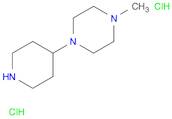 Piperazine, 1-methyl-4-(4-piperidinyl)-, hydrochloride (1:2)