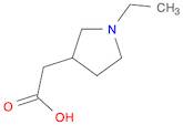 3-Pyrrolidineacetic acid, 1-ethyl-