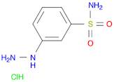 Benzenesulfonamide, 3-hydrazinyl-, hydrochloride (1:1)