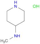 4-Piperidinamine, N-methyl-, hydrochloride (1:2)