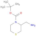 4-Thiomorpholinecarboxylic acid, 3-(aminomethyl)-, 1,1-dimethylethyl ester