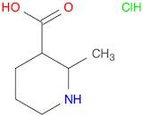 3-Piperidinecarboxylic acid, 2-methyl-, hydrochloride (1:1)