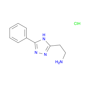 1H-1,2,4-Triazole-3-ethanamine, 5-phenyl-, hydrochloride (1:2)