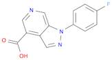 1H-Pyrazolo[3,4-c]pyridine-4-carboxylic acid, 1-(4-fluorophenyl)-