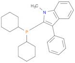 1H-Indole, 2-(dicyclohexylphosphino)-1-methyl-3-phenyl-