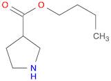 3-Pyrrolidinecarboxylic acid, butyl ester