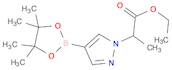 1H-Pyrazole-1-acetic acid, α-methyl-4-(4,4,5,5-tetramethyl-1,3,2-dioxaborolan-2-yl)-, ethyl ester