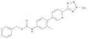 CarbaMic acid, N-[3-fluoro-4-[6-(2-Methyl-2H-tetrazol-5-yl)-3-pyridinyl]phenyl]-, phenylMethyl est…