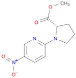 L-Proline, 1-(5-nitro-2-pyridinyl)-, methyl ester