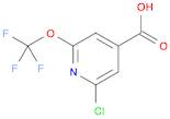 4-Pyridinecarboxylic acid, 2-chloro-6-(trifluoromethoxy)-