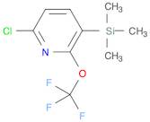 Pyridine, 6-chloro-2-(trifluoromethoxy)-3-(trimethylsilyl)-