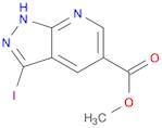 1H-Pyrazolo[3,4-b]pyridine-5-carboxylic acid, 3-iodo-, methyl ester