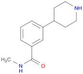 Benzamide, N-methyl-3-(4-piperidinyl)-