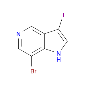 1H-Pyrrolo[3,2-c]pyridine, 7-bromo-3-iodo-