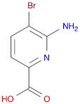 2-Pyridinecarboxylic acid, 6-amino-5-bromo-