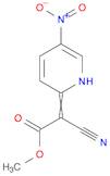 Acetic acid, 2-cyano-2-(5-nitro-2(1H)-pyridinylidene)-, methyl ester