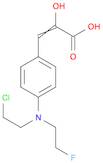 2-Propenoic acid, 3-[4-[(2-chloroethyl)(2-fluoroethyl)amino]phenyl]-2-hydroxy-