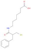 Heptanoic acid, 7-[[2-(mercaptomethyl)-1-oxo-3-phenylpropyl]amino]-