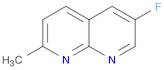 1,8-Naphthyridine, 6-fluoro-2-methyl-