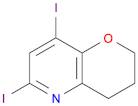 2H-Pyrano[3,2-b]pyridine, 3,4-dihydro-6,8-diiodo-