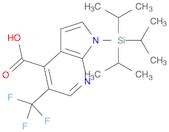 1H-Pyrrolo[2,3-b]pyridine-4-carboxylic acid, 5-(trifluoromethyl)-1-[tris(1-methylethyl)silyl]-