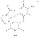 Spiro[isobenzofuran-1(3H),9'-[9H]xanthen]-3-one, 3',6'-dihydroxy-2',4',5',7'-tetraiodo-, aluminum …