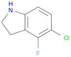 1H-Indole, 5-chloro-4-fluoro-2,3-dihydro-