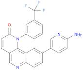 Benzo[h]-1,6-naphthyridin-2(1H)-one, 9-(6-amino-3-pyridinyl)-1-[3-(trifluoromethyl)phenyl]-