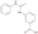 Benzoic acid, 3-[[(phenylamino)thioxomethyl]amino]-