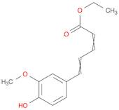 2,4-Pentadienoic acid, 5-(4-hydroxy-3-methoxyphenyl)-, ethyl ester