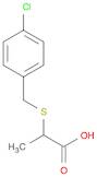 Propanoic acid, 2-[[(4-chlorophenyl)methyl]thio]-