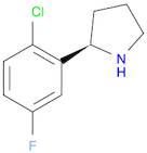 Pyrrolidine, 2-(2-chloro-5-fluorophenyl)-, (2R)-