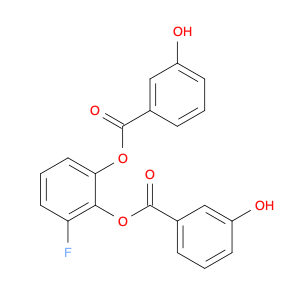 Benzoic acid, 3-hydroxy-, 1,1'-(3-fluoro-1,2-phenylene) ester