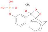 Phenol, 3-(4-methoxyspiro[1,2-dioxetane-3,2'-tricyclo[3.3.1.13,7]decan]-4-yl)-, 1-(dihydrogen phos…