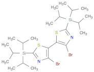 5,5'-Bithiazole, 4,4'-dibromo-2,2'-bis[tris(1-methylethyl)silyl]-