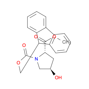 1,2-Pyrrolidinedicarboxylic acid, 4-hydroxy-, 1-(9H-fluoren-9-ylmethyl) 2-methyl ester, (2S,4R)-