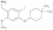 Benzenemethanamine, 4-[(4,4-dimethylcyclohexyl)oxy]-5-fluoro-2-methoxy-