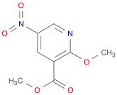 3-Pyridinecarboxylic acid, 2-methoxy-5-nitro-, methyl ester