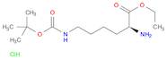 L-Lysine, N6-[(1,1-dimethylethoxy)carbonyl]-, ethyl ester, monohydrochloride (9CI)