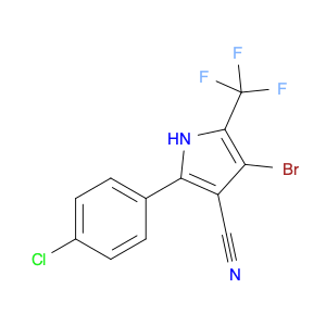 1H-Pyrrole-3-carbonitrile, 4-bromo-2-(4-chlorophenyl)-5-(trifluoromethyl)-